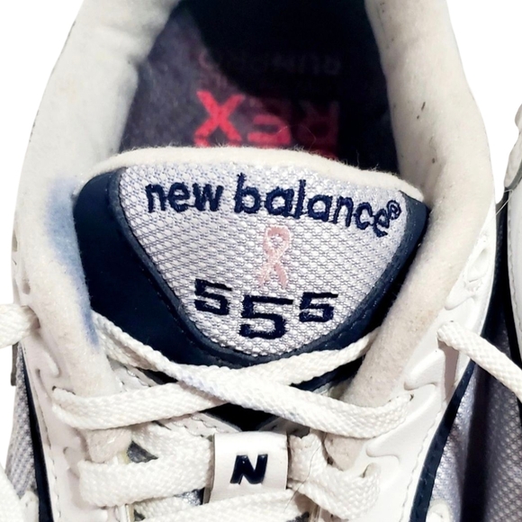 New Balance Womens White Achieve 555 Lace Up Athletic Walking Shoes Size 9 - Picture 13 of 16